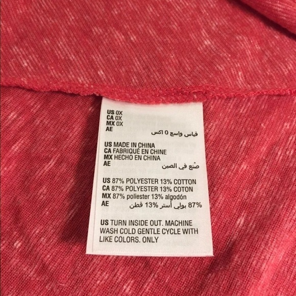 NEW Style & Co Christmas Top Raindeer T Shirt Short Sleeve Size 0X - Picture 4 of 5